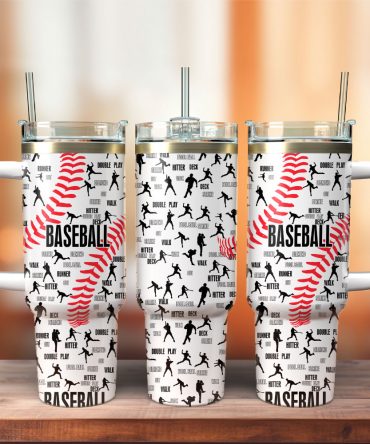 Stylish Baseball Tumbler with Handle - Perfect Gift for Sports Fans