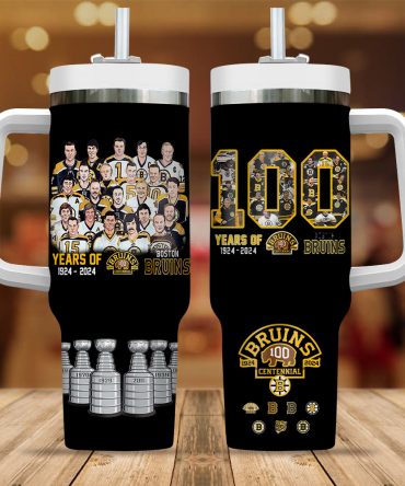 Celebrate 100 Years of Bruins with Limited Edition Commemorative Tumbler Mug