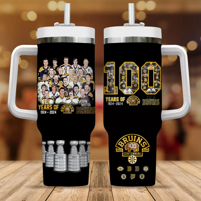 Celebrate 100 Years of Bruins with Limited Edition Commemorative Tumbler Mug - Image 6