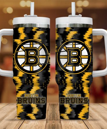 Boston Bruins Insulated Tumbler with Handle - Keep Drinks Hot & Cold