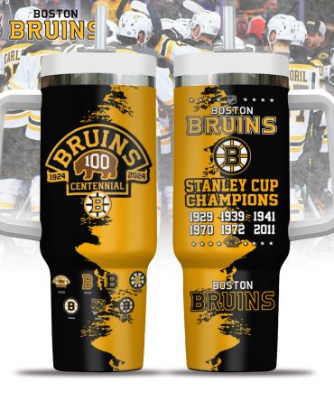 Boston Bruins Centennial Champions Travel Mug - Celebrate in Style