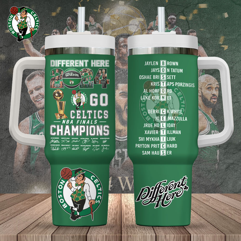 Boston Basketball Champions Tumbler - Celebrate 2024 Victory