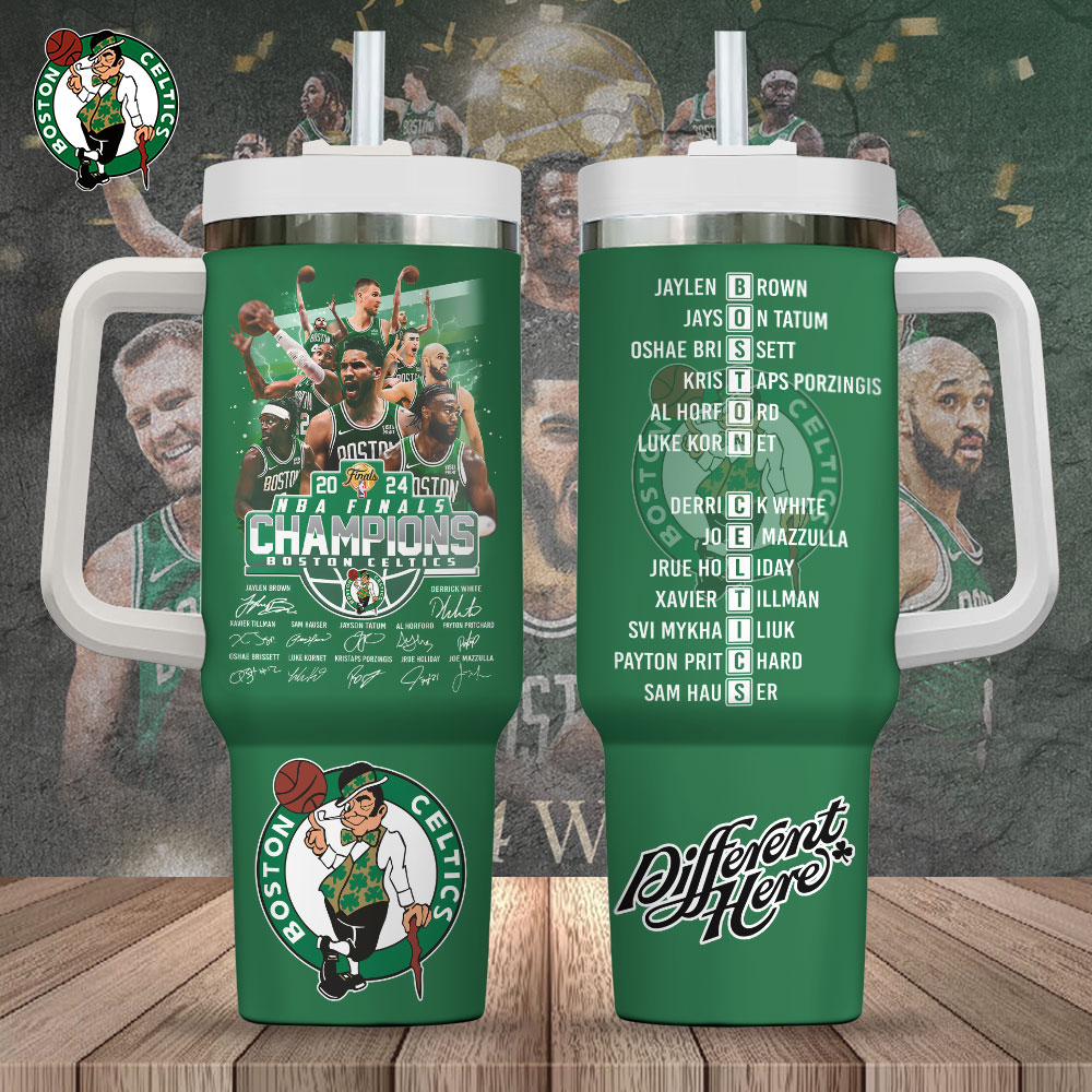 Boston Celtics 2024 NBA Champions Commemorative Tumbler - Official Fan Gear