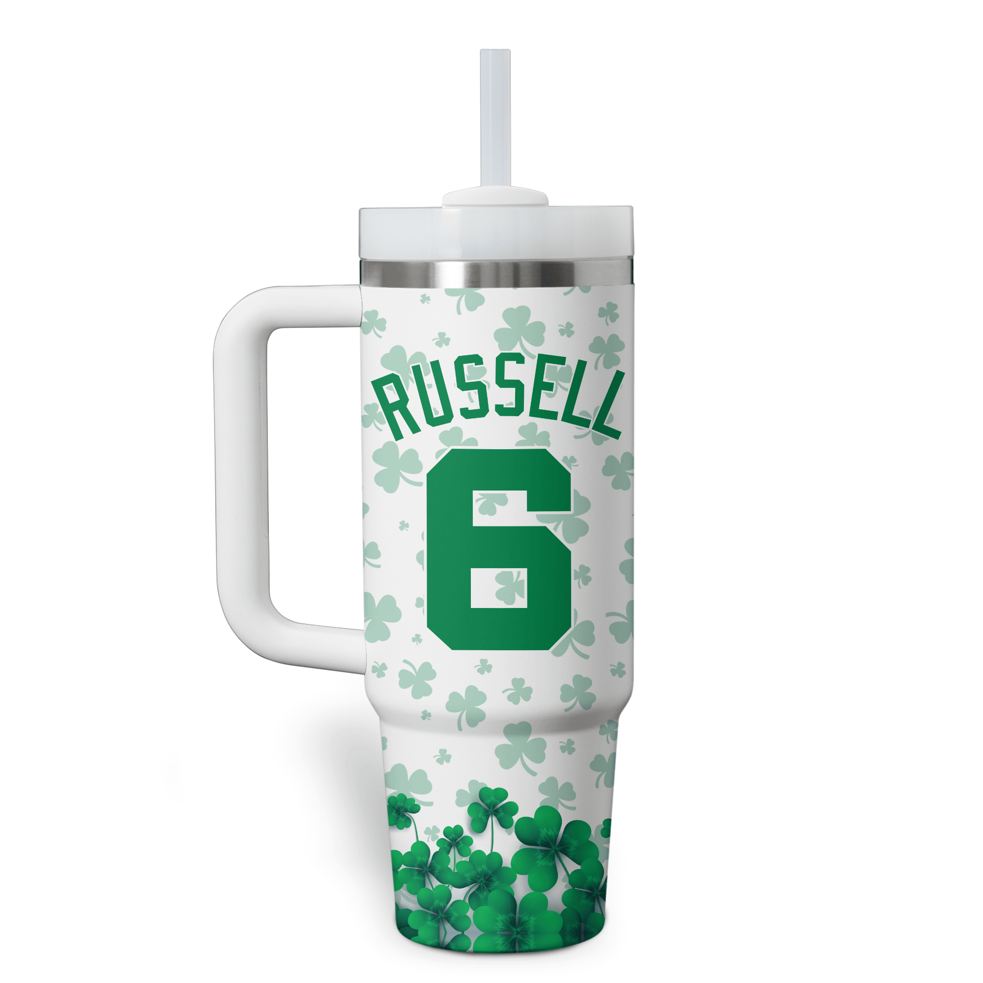 Custom Boston Basketball Champions Mug - Personalized Name & Number - Image 4