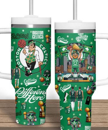 Celebrate the Boston Celtics Spirit with This Vibrant Tumbler - Perfect for Fans!