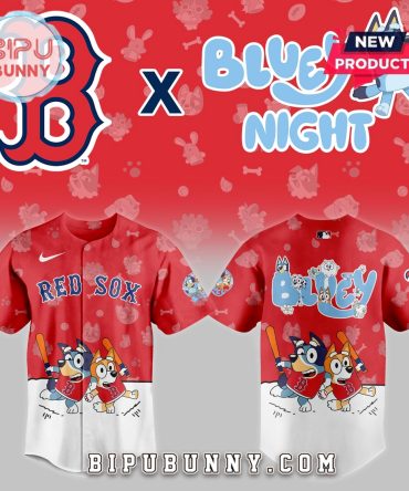 Boston Red Sox 2025 Bluey Night Baseball Jersey