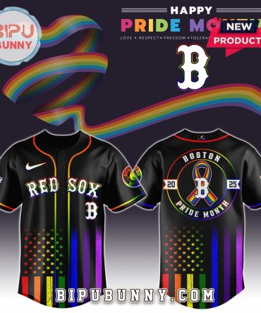 Boston Red Sox Happy Pride Month Baseball Jersey