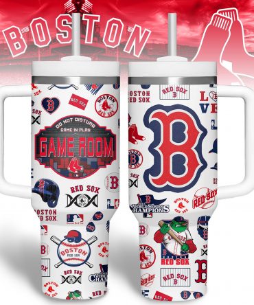 Celebrate Your Team Spirit with Boston Red Sox Game Room Tumbler Mug