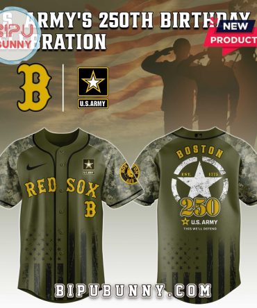 Boston Red Sox MLB x 250 U.S. Army Baseball Jersey