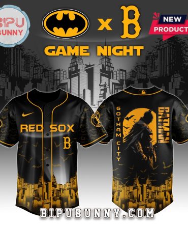 Boston Red Sox MLB x Batman Game Night Baseball Jersey