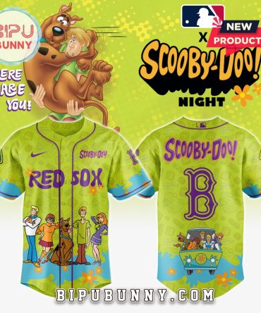 Boston Red Sox MLB x Scooby Doo Baseball Jersey