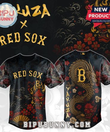 Boston Red Sox MLB x Yakuza Bloodline Baseball Jersey