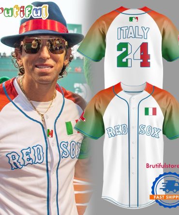 Boston Red Sox Special Italian Celebration Night Baseball Jersey