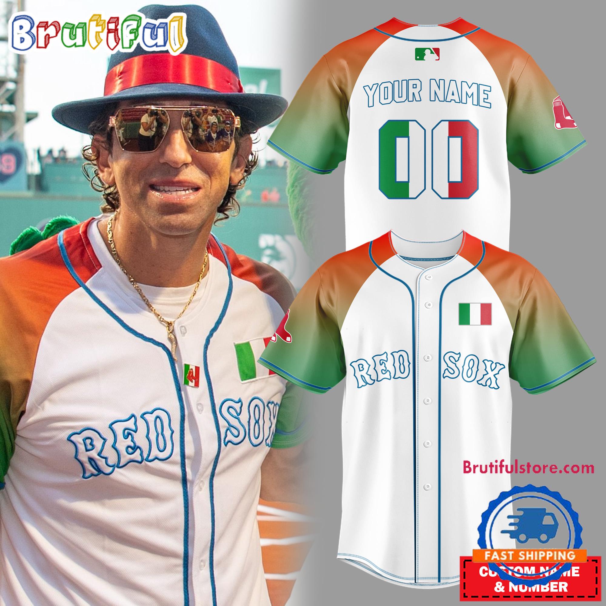 Boston Red Sox Special Italian Celebration Night Jersey Shirt
