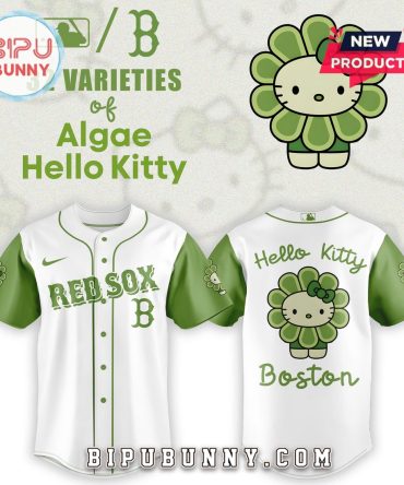 Boston Red Sox x 32 Algae Hello Kitty Baseball Jersey