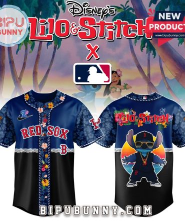 Boston Red Sox x Lilo and Stitch Baseball Jersey 2025