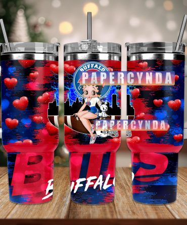 Vibrant Retro Cartoon Tumbler with Straw - Heart Design