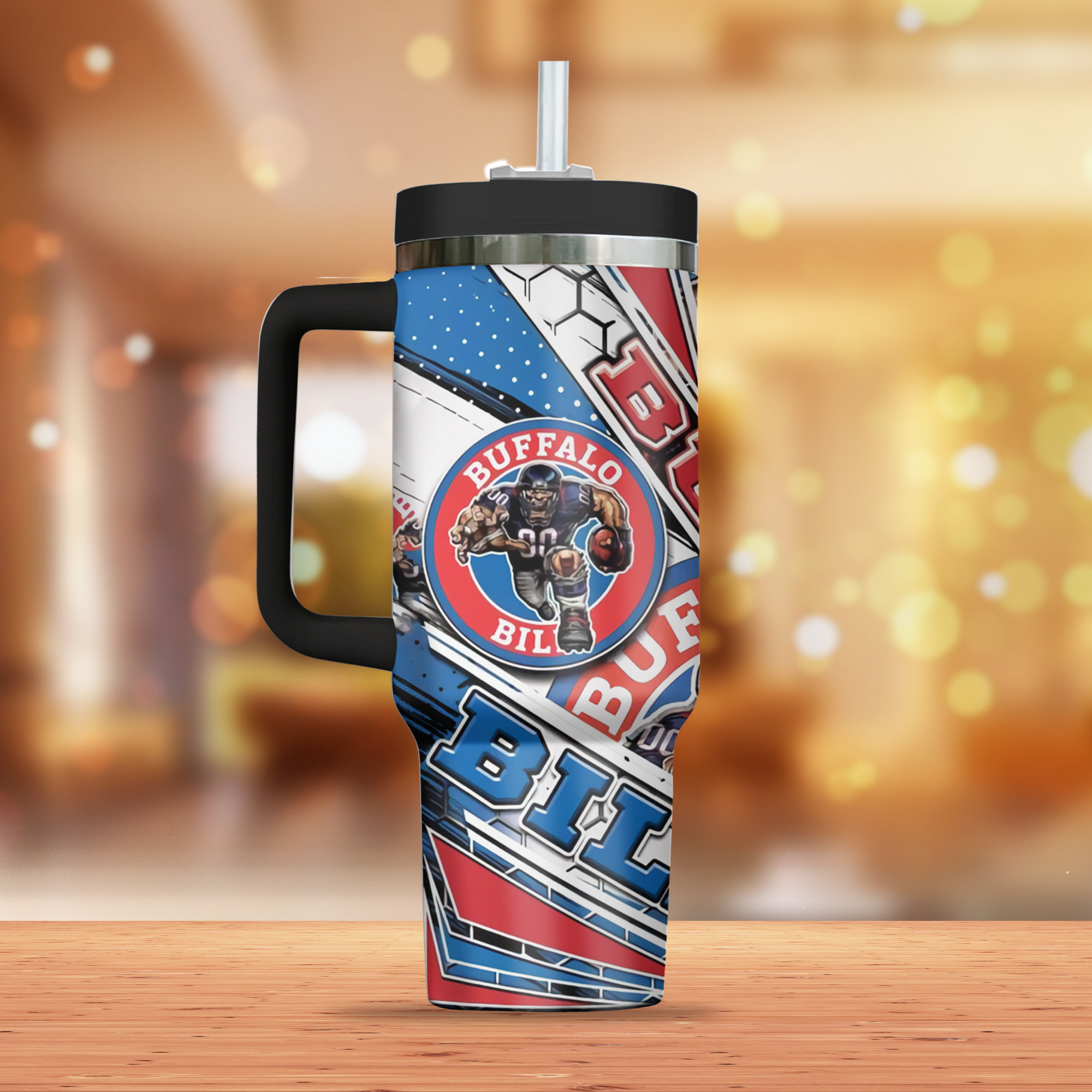 Buffalo Bills Tumbler - Stay Refreshed & Show Your Team Spirit! - Image 2