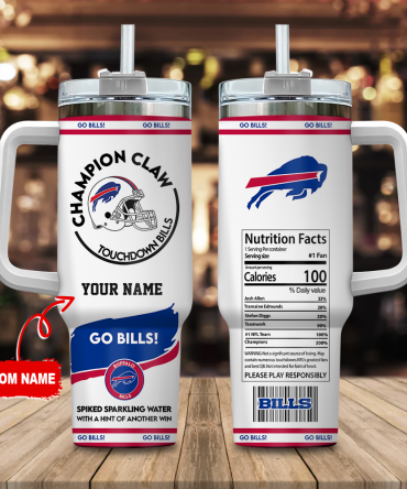 Customizable Buffalo Bills Champion Claw Mug - Personalized Fan Gift
