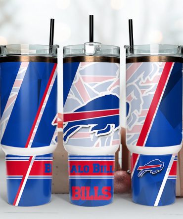 Buffalo Bills Insulated Tumbler with Straw - Perfect Gift for NFL Fans