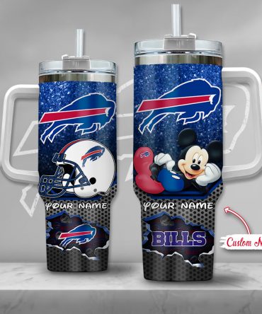 Custom Name Disney Football Team Tumbler with Straw - Unique Fan Gift