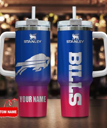Custom Name Stanley Mug with Handle - Personalized NFL Inspired Design