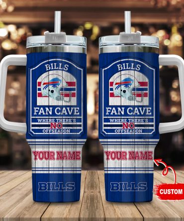 Custom Fan Cave Tumbler – Personalized Team Spirit Mug with Handle & Straw