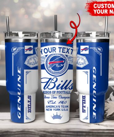 Customizable Football Team Travel Mug - Personalized Insulated Tumbler Gift