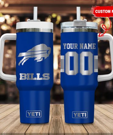 Customizable Yeti Tumbler with Handle - Personalized Sports Fan Gift