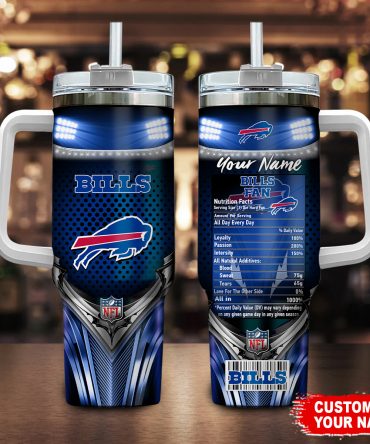 Custom NFL Team Tumbler with Handle - Personalized Name - Ultimate Fan Gift