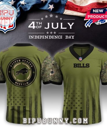 Buffalo Bills NFL x Independence Day Baseball Jersey