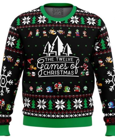 12 Games of Christmas Ugly Christmas Sweater