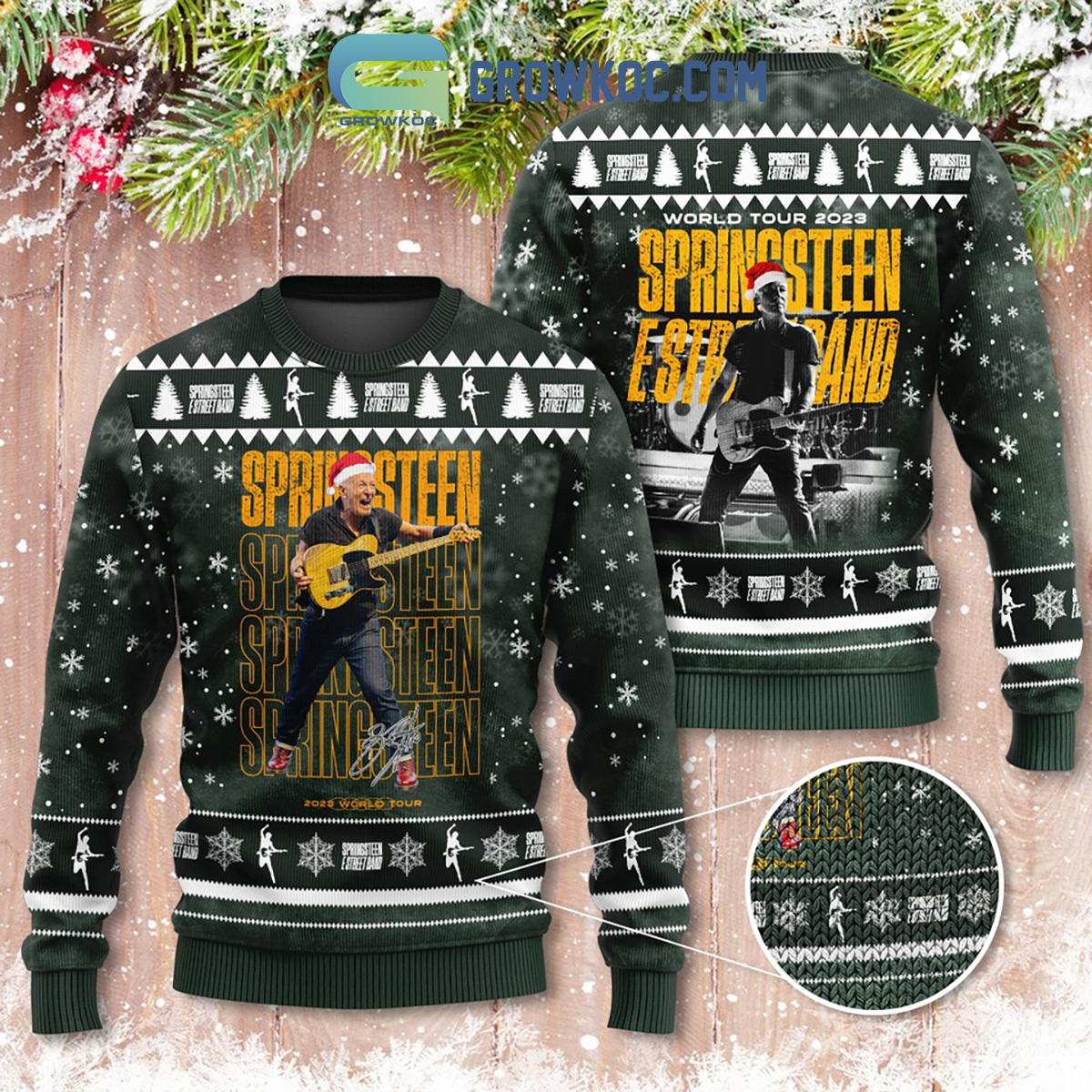 2023 Tour Bruce Springsteen And Estreet Band Chirstmas Ugly Sweater Ugly Sweatshirt Christmas Halloween