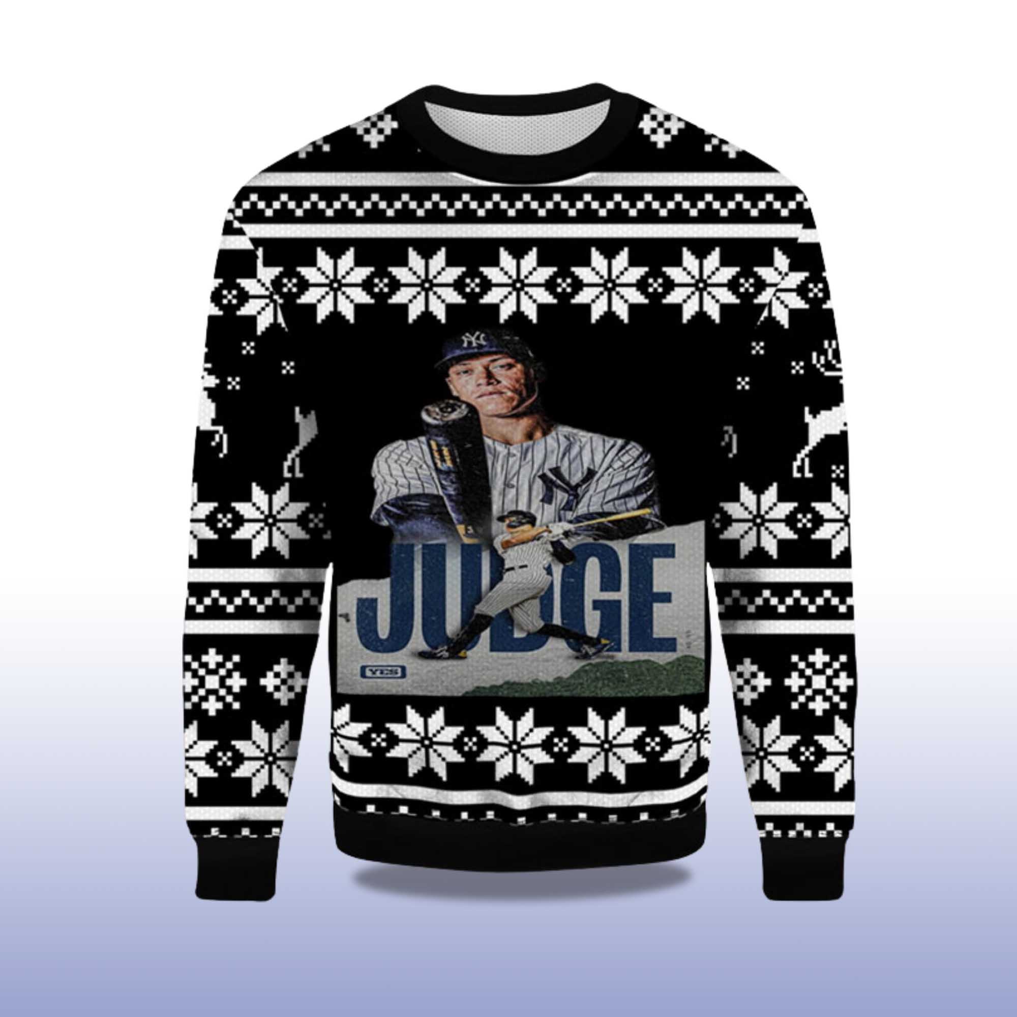 2025 Aaron Judge Yankees Ugly Christmas Sweater - Image 2