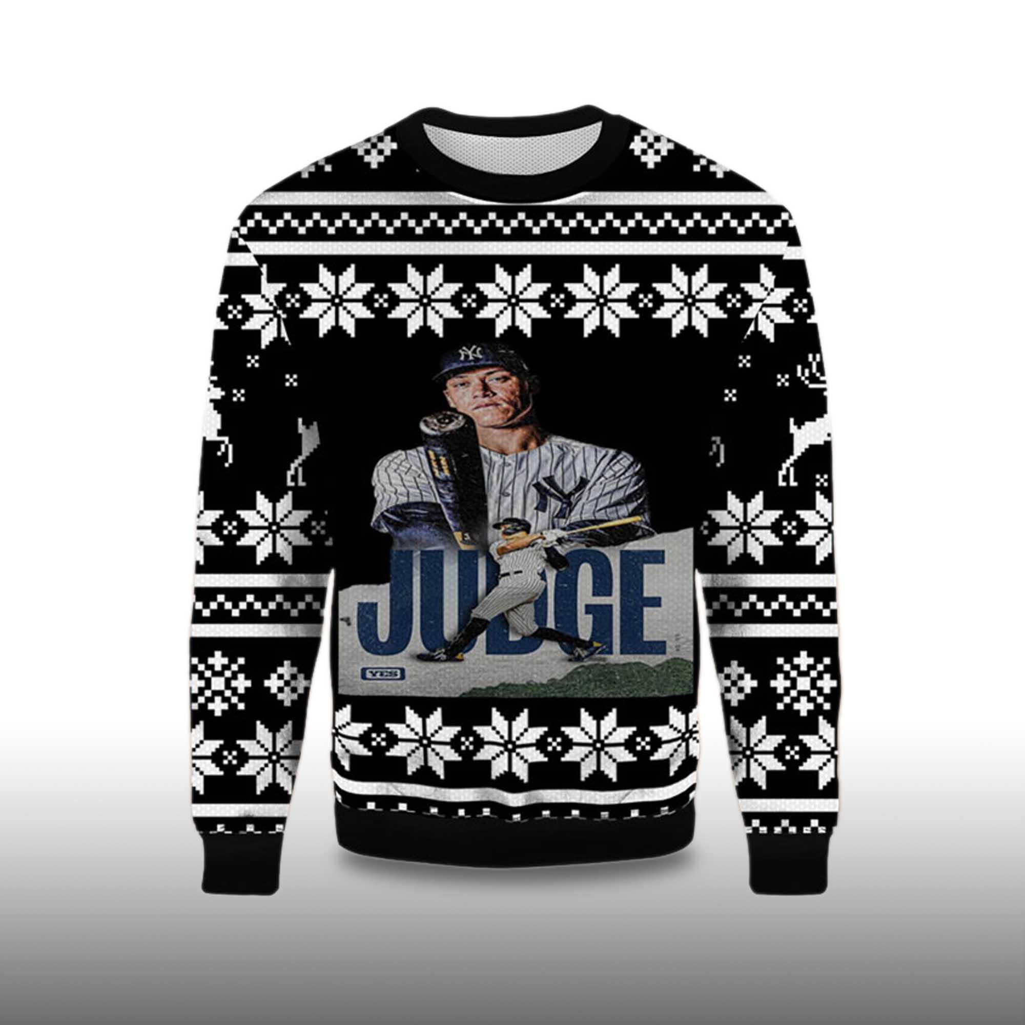 2025 Aaron Judge Yankees Ugly Christmas Sweater - Image 2