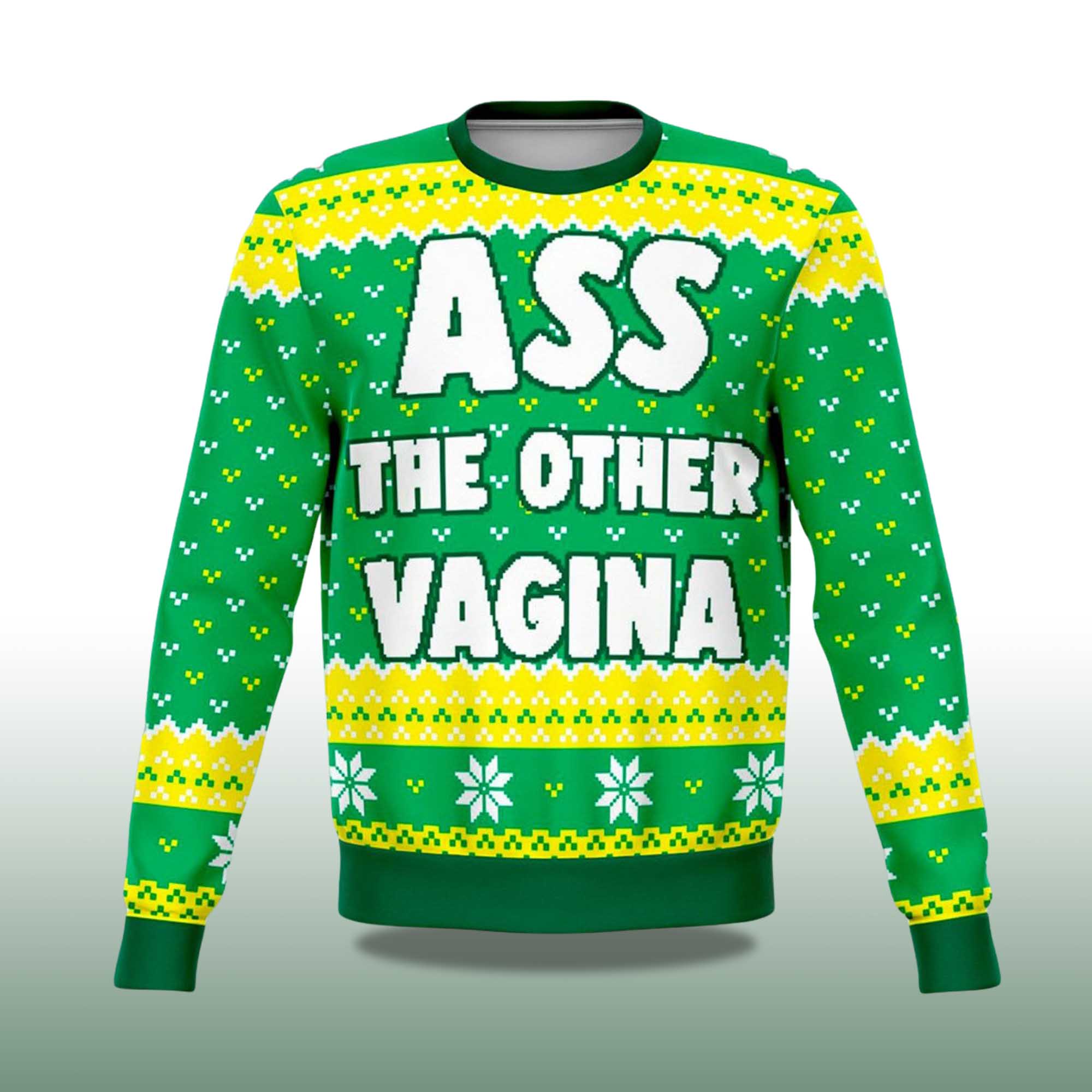 2025 Ass The Other Vagina Christmas Ugly Sweater - Image 2
