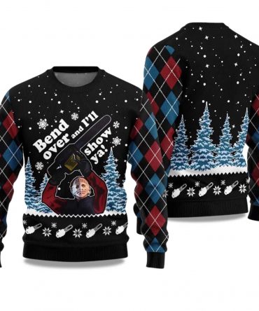 2025 Bend Over and Ill Show Ya Ugly Christmas Sweater