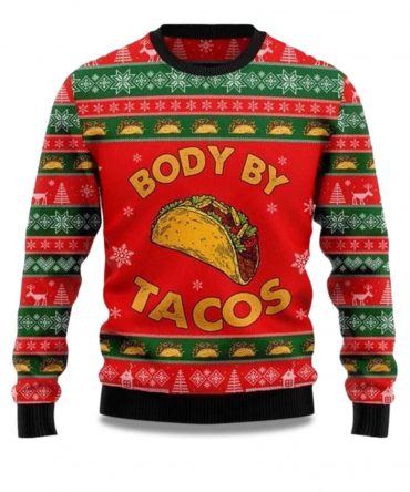 2025 Body By Taco Ugly Christmas Sweater