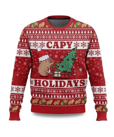 2025 Capy Holidays Ugly Christmas Sweater