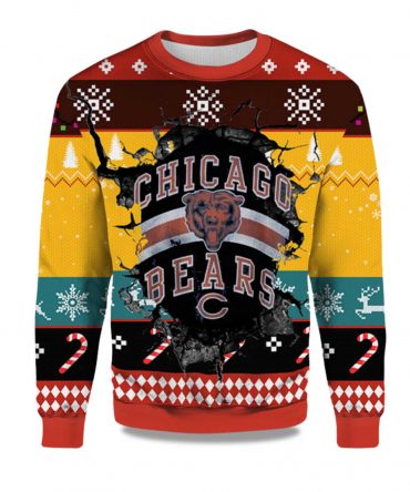 2025 Chicago Bears C Ugly Christmas Sweater