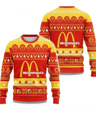 2025 Christmas McDonald's Ugly Sweater