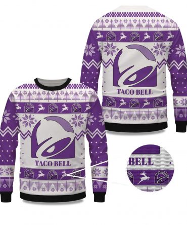 2025 Christmas Taco Bell Ugly Sweater