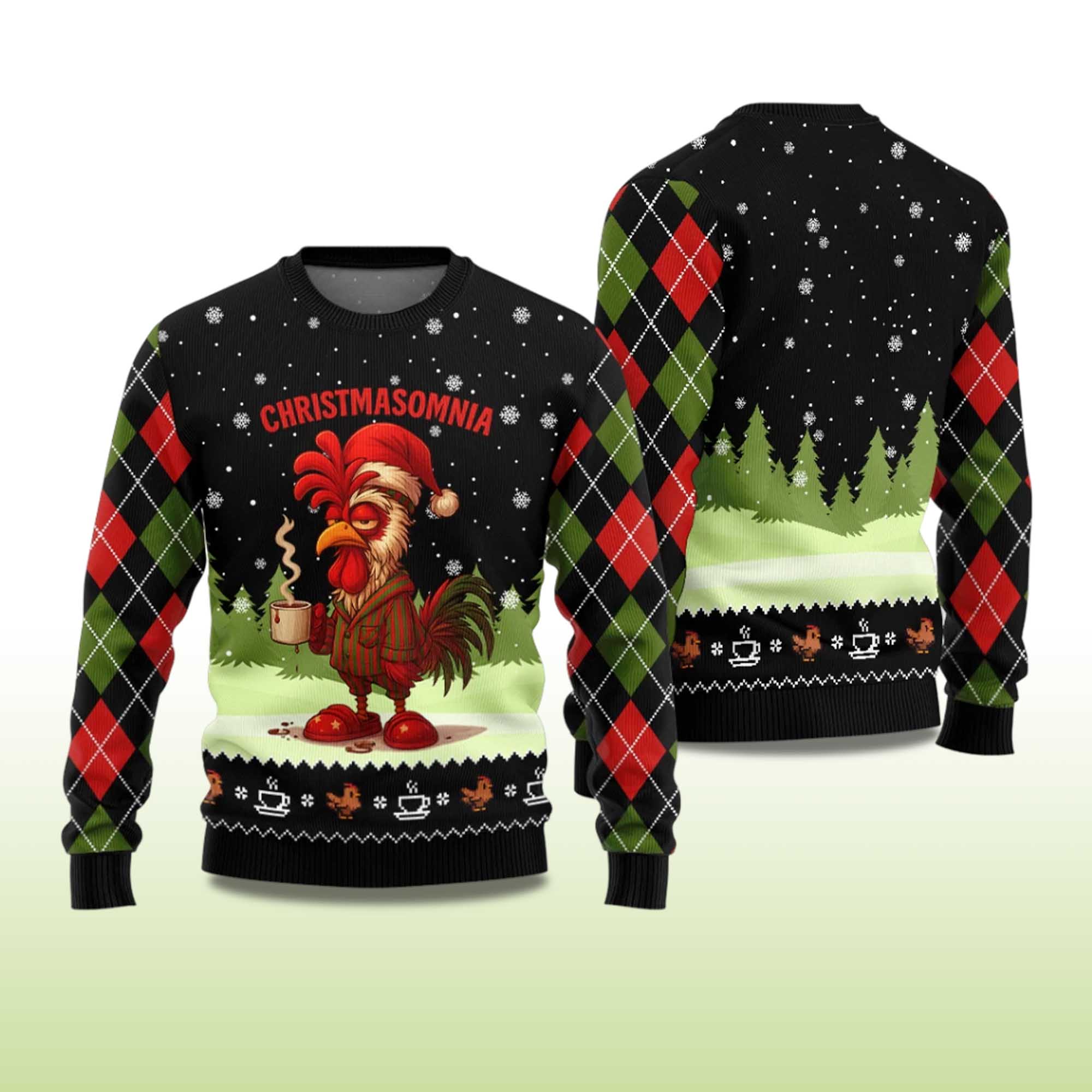2025 Christmasomnia Ugly Christmas Sweater - Image 2