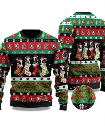 2025 Dairy Cow Christmas Ugly Sweater