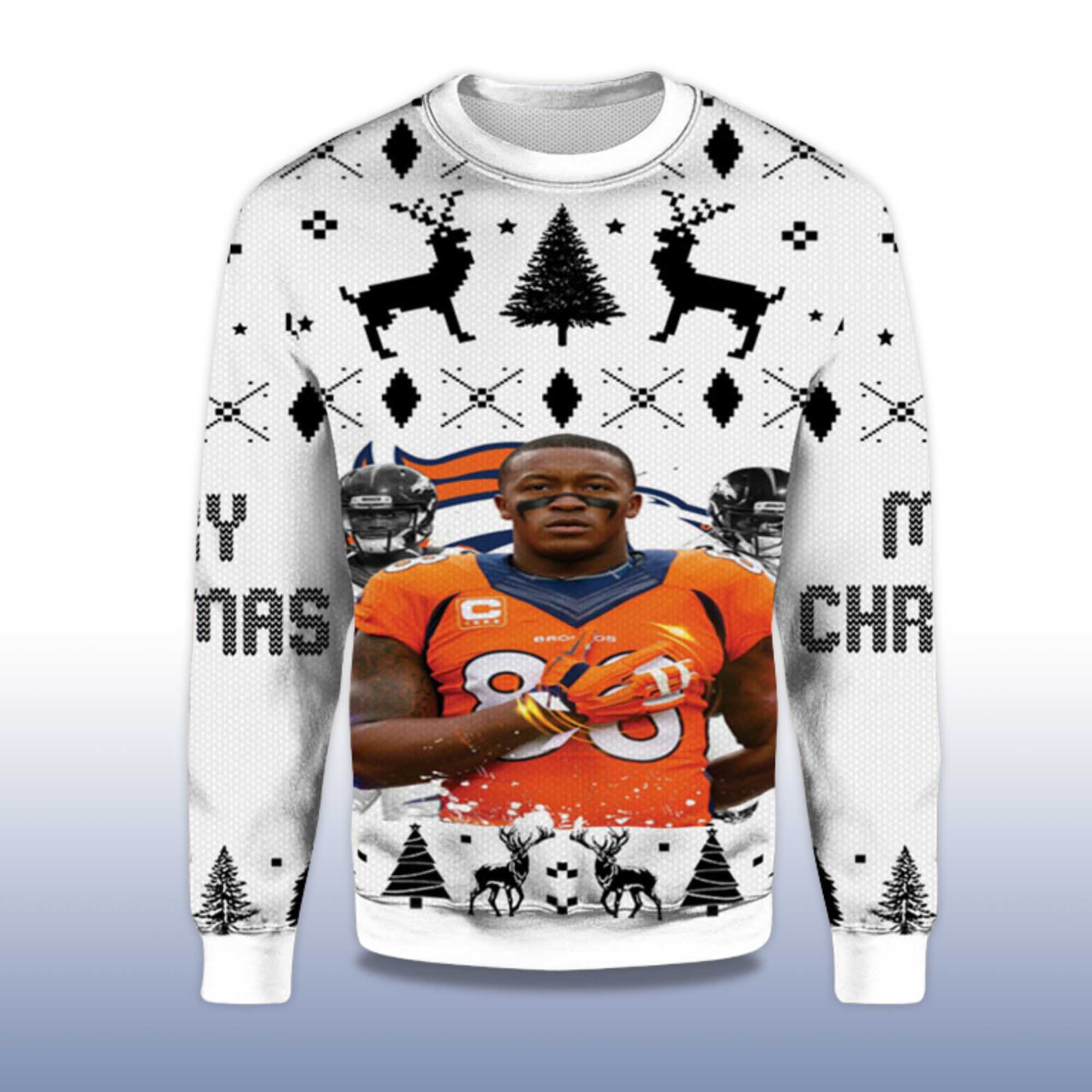 2025 Demaryius Thomas Broncos Ugly Sweater - Image 2