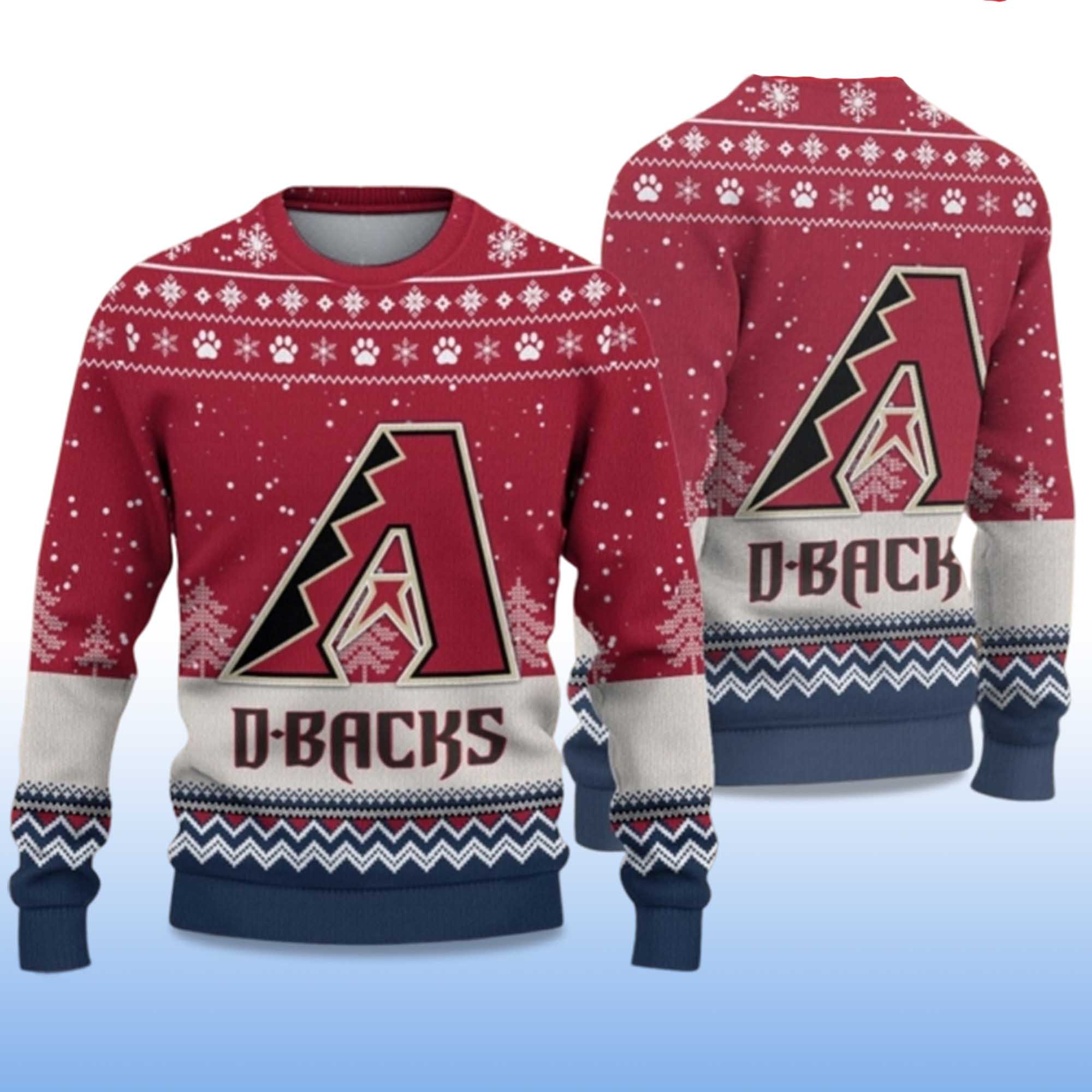 2025 Diamondbacks Ugly Christmas Sweater - Image 2