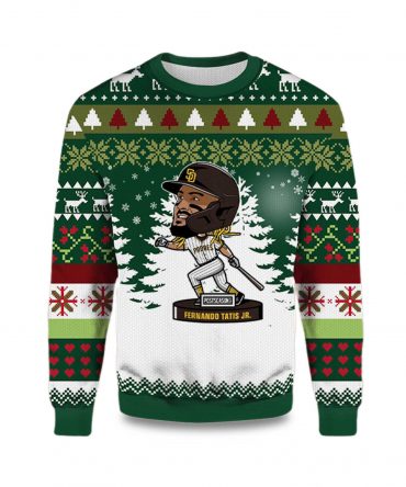 2025 Fernando Tatis JR. Postseason Padres Ugly Christmas Sweater