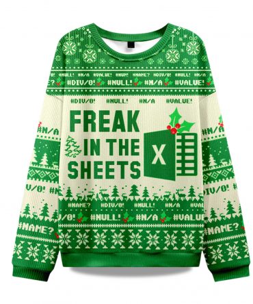 2025 Freak In The Sheets Ugly Christmas Sweater