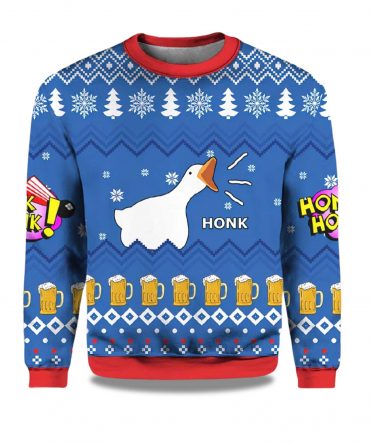 2025 Goose Honk Ugly Christmas Sweater