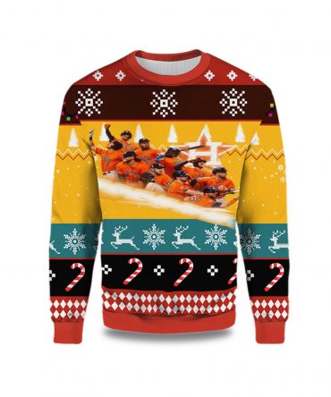 2025 Houston Astros World Series Bound Team Ugly Christmas Sweater